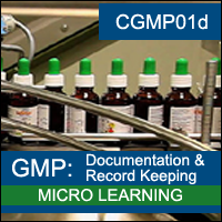 cGMP: Documentation and Record Keeping (Fundamentals)