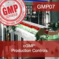 cGMP: Production Controls