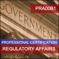 US Pharmaceutical Regulatory Affairs Professional Certification Program